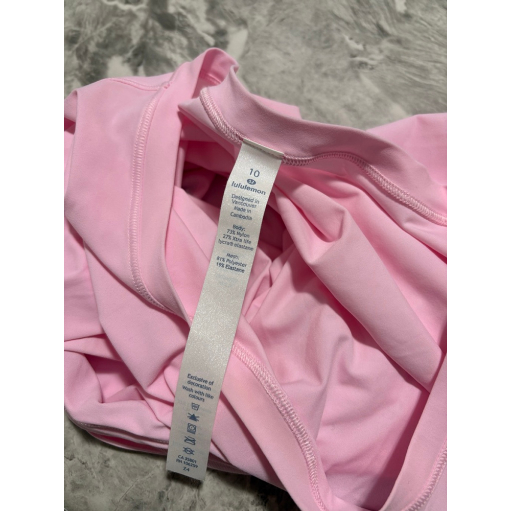 Lululemon Just Pleat It Short Sleeve
Pearl Pink Sz 10 - Picture 5 of 5